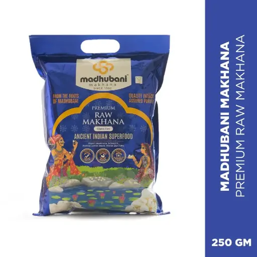 Madhubani Makhana Blue Packet 